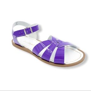 Salt Water purple patent sandals